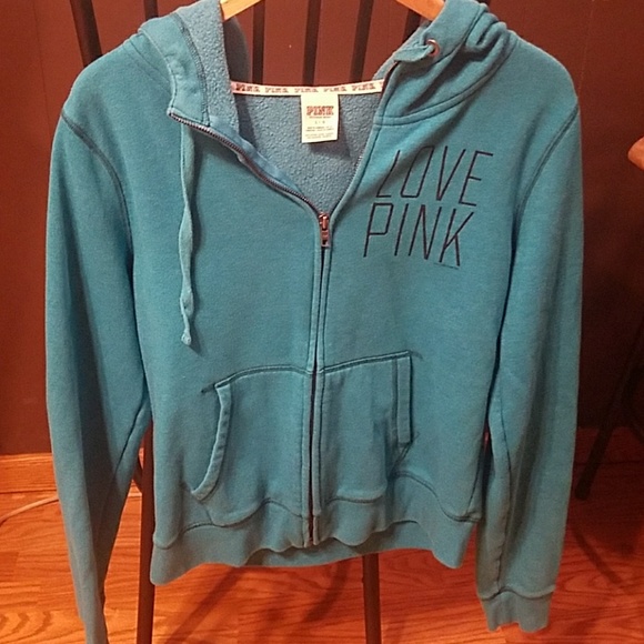 PINK Victoria's Secret Tops - Love pink zip up hoodie